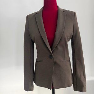 H&M Dark Green Fitted Blazer Size 6